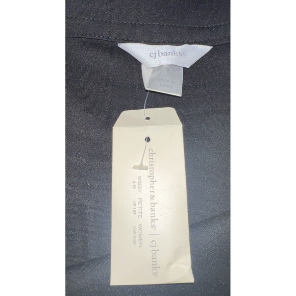 CJ Banks Black Maxi Skirt w/side Buttons Size X - Picture 8 of 10